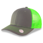 Charcoal Gray/Neon Green
