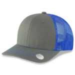 Charcoal Gray/Royal Blue