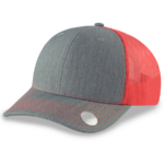 Heather Gray/Red
