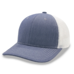 Navy Blue Heather/White