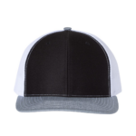 Black-White-Heather Grey