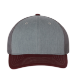 Heather Grey-Charcoal-Maroon