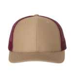 Khaki-Burgundy