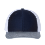 Navy-White-Heather Grey