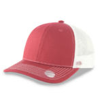 Burgundy/White